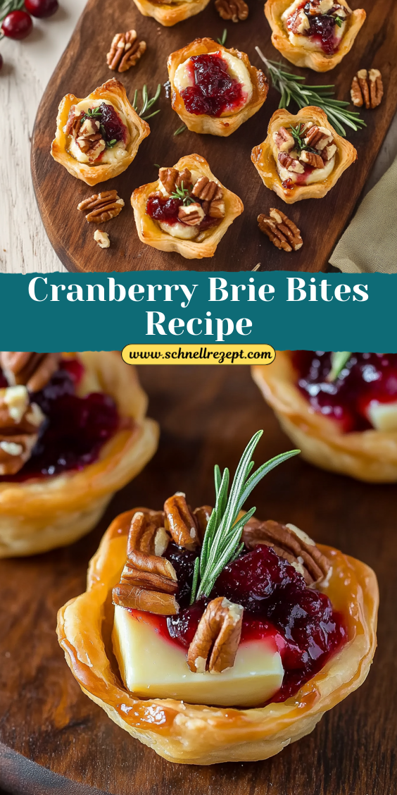 Cranberry Brie Bites Recipe