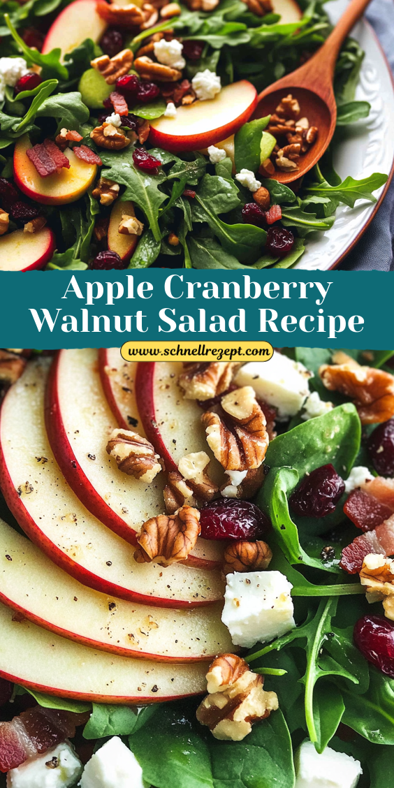 Apple Cranberry Walnut Salad Recipe