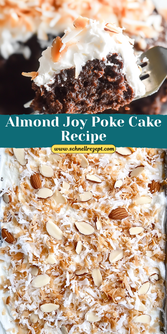 Almond Joy Poke Cake Recipe