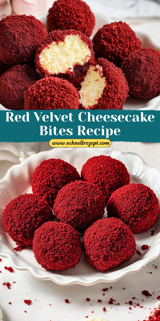 Red Velvet Cheesecake Bites Recipe
