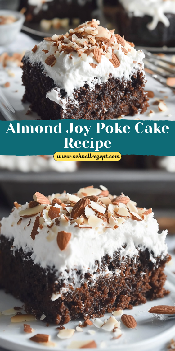 Almond Joy Poke Cake Recipe