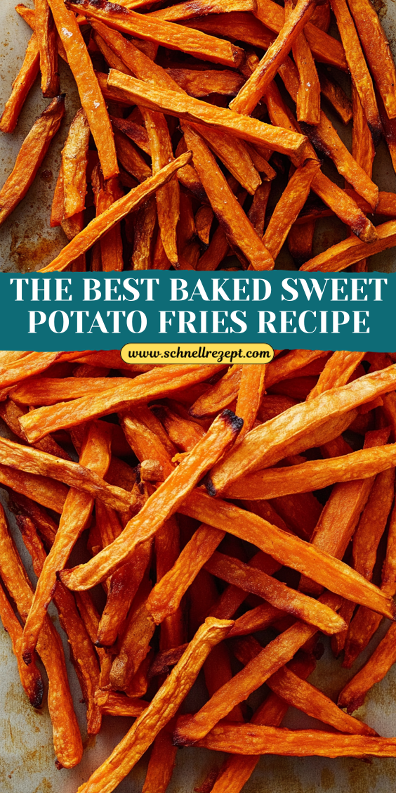 THE BEST BAKED SWEET POTATO FRIES RECIPE