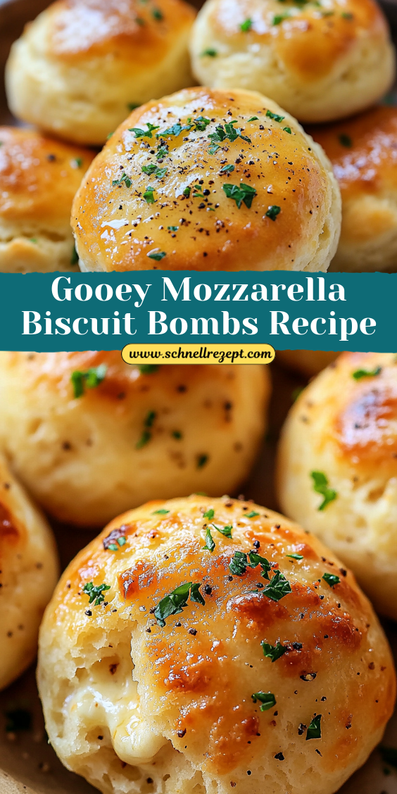 Gooey Mozzarella Biscuit Bombs Recipe